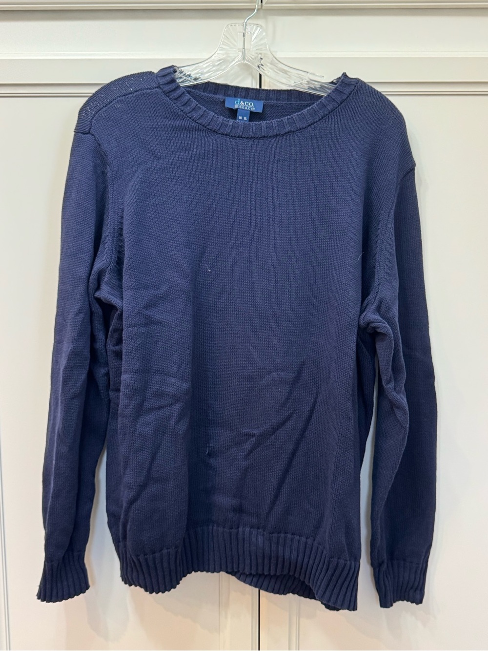 D&Co Navy Blue Sweater 100% Cotton